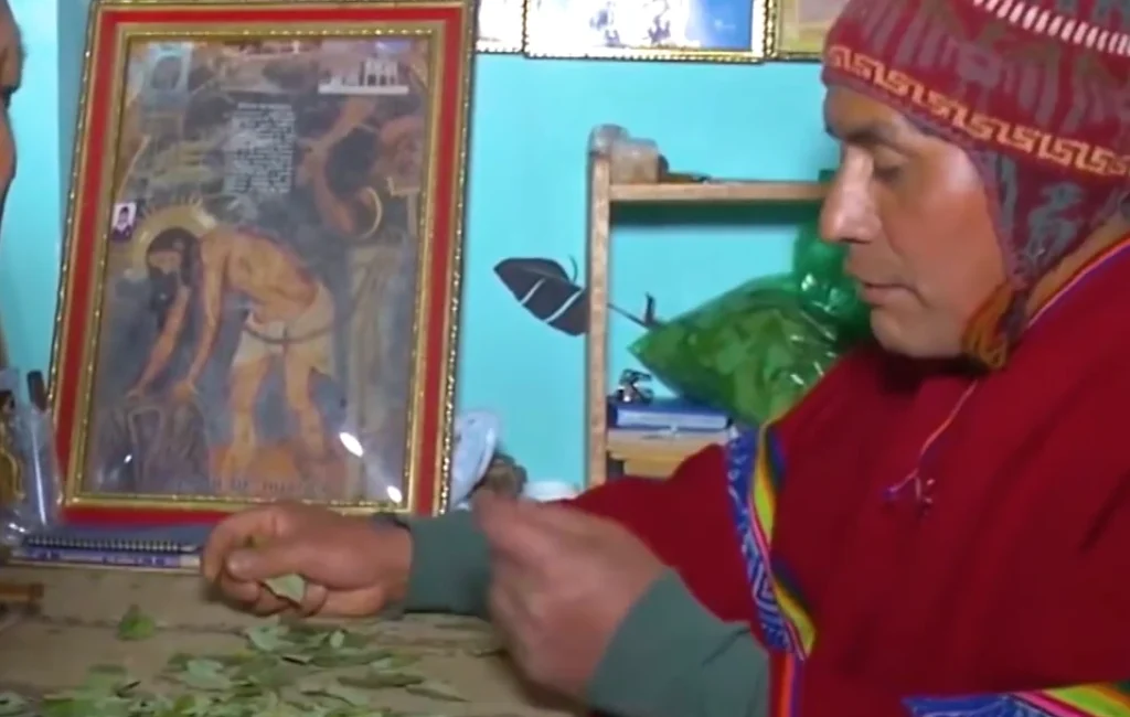 lectura con hoja de coca